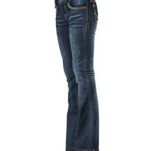 Rose Royce Bling Rose Bootcut Jeans - Size 22 - NWT